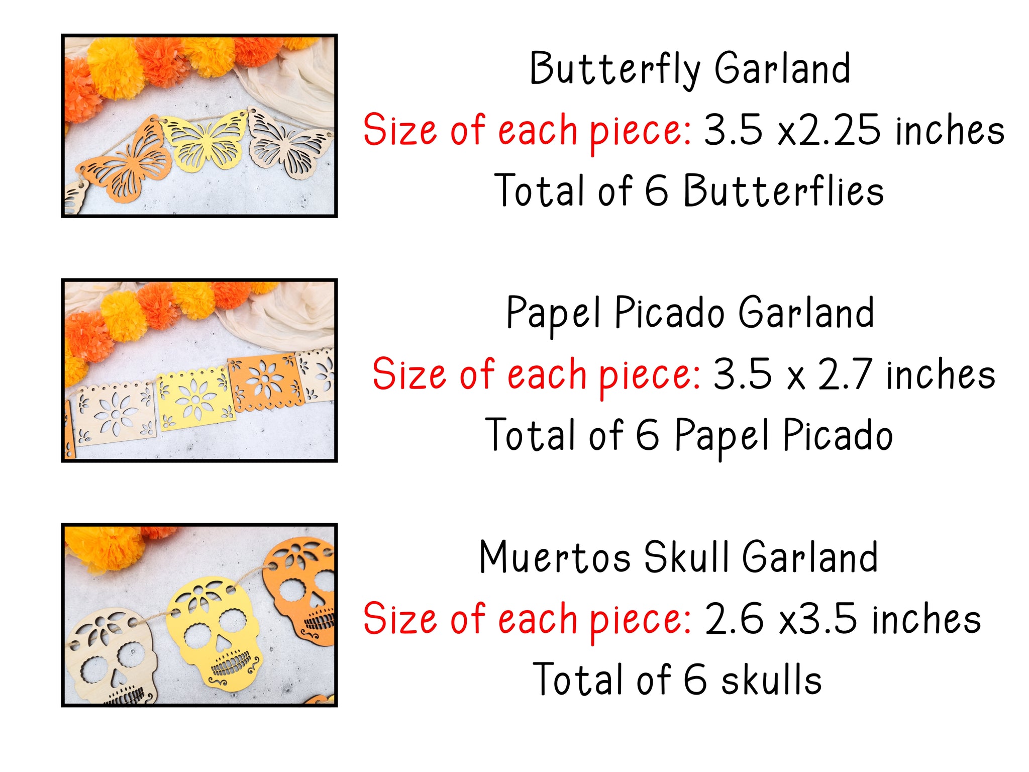 Día de los Muertos Ofrenda: Papel Picado Garland
